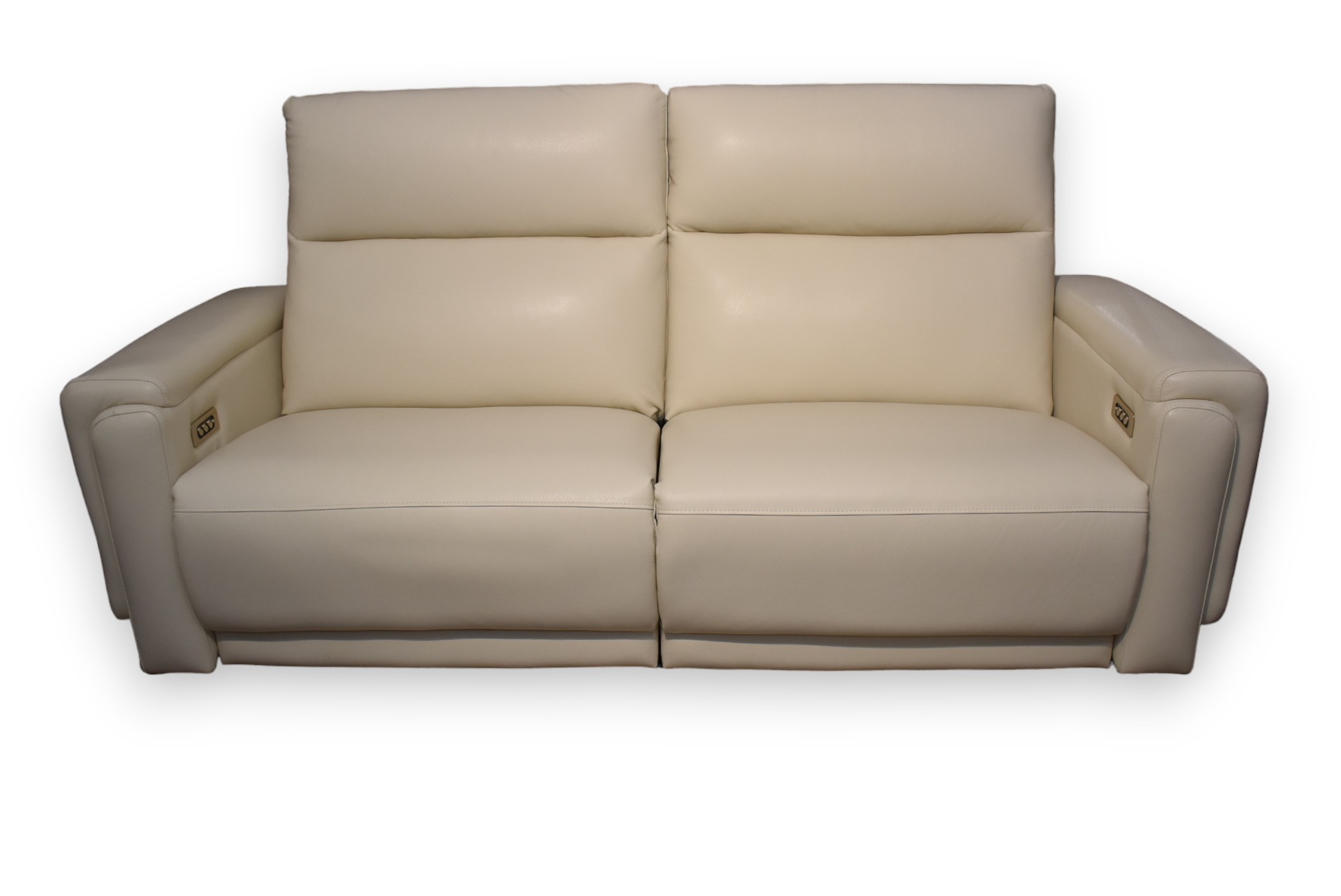 Power Headrest & Lumbar Reclining Condo Sofa